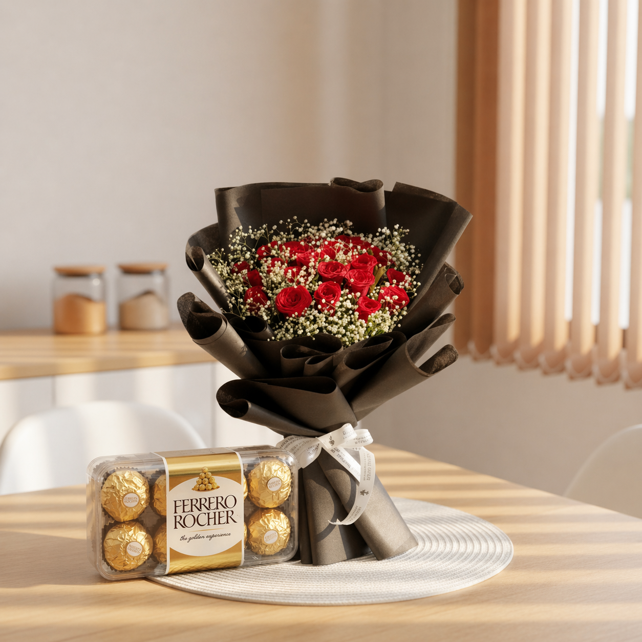 Midnight Roses & Ferrero Elegance