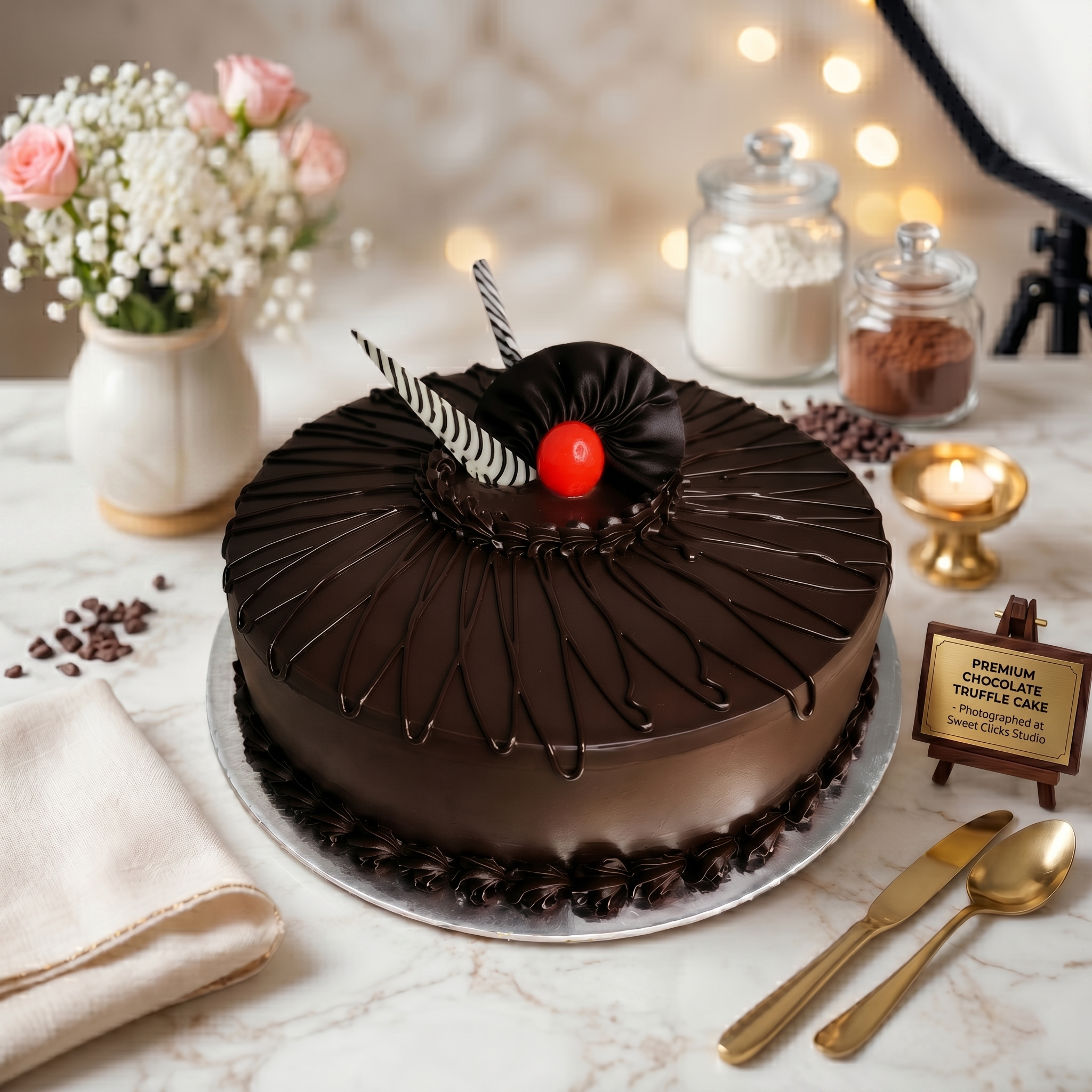 Choclate truffle cake